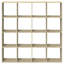 Avayla 137.5cm H x 137.5cm W Book Cabinet Bookcase-621991328