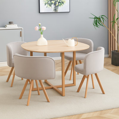 Afjal 4 - Person Dining Set