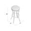 Tabouret de comptoir pivotant 26 po Allyanah