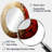 Gold Red Minimalism Spiral Poteries - Gold Modern Oval Wall Mirror-2077081969