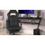Fauteuil de jeu avec roulettes et accoudoirs inclinables Kaysten Office-1929717991