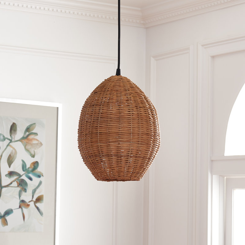 Hennings 1 - Light Brown Shaded Pendant