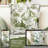 Toile Quilted Pillow Covers Farmhouse French Country Vintage Printed Pattern Decorative Square for Home Sofa Bedroom Bed Decor-194823954