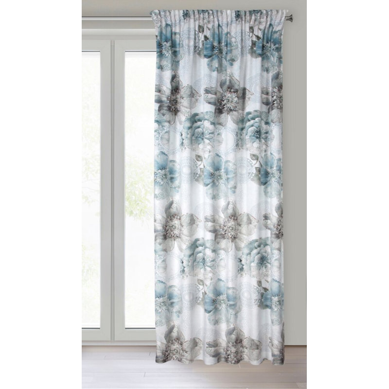 100% Polyester Blackout Slot Top Curtain Panel