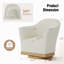 Fauteuil d'appoint pivotant Col Beige-728717788