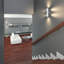 Applique murale en acier inoxydable David-Andrew