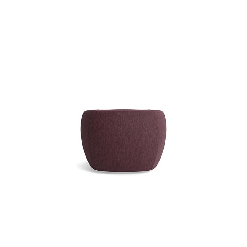 Elaine Swivel Chair, Performance Weave - Aubergine