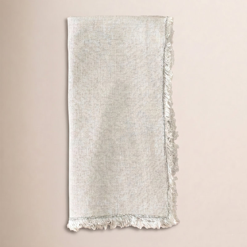 Serviette Zadia, Bleu gris