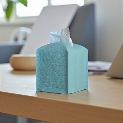 Modern PU Leather Tissue Box Cover