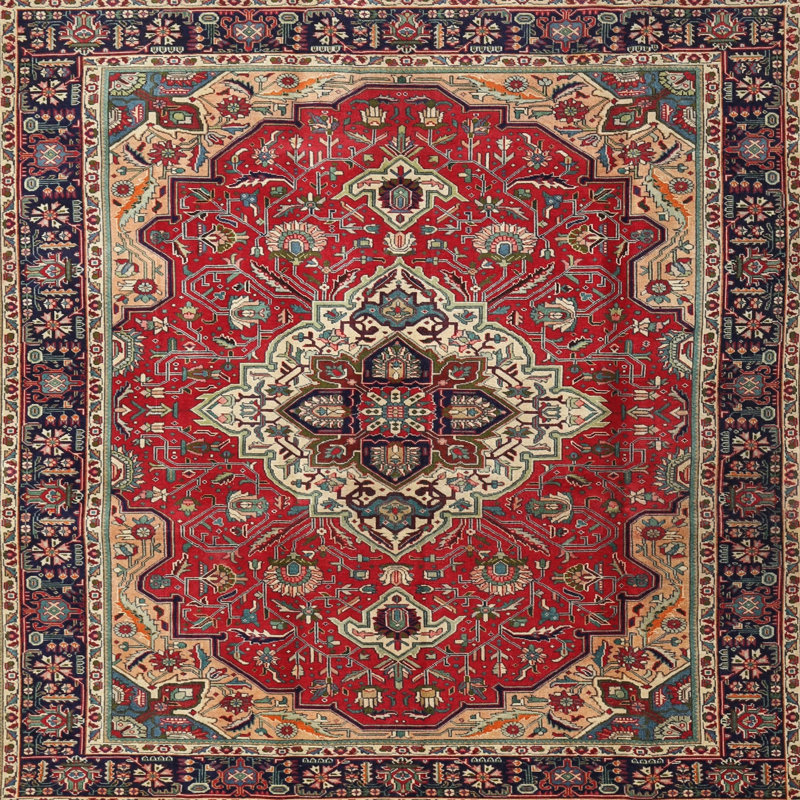 Ceasia Oriental Indoor Rug, Square 3'