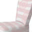 Chaise d'appoint en velours rose
