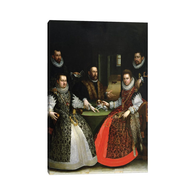 The Gozzadini Family by Lavinia Fontana - Wrapped Canvas Painting