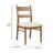 Camellia Upholstered Dining Chair (Set Of 2)