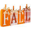 Plaid Pumpkins Wooden Fall Harvest Sign - 11"