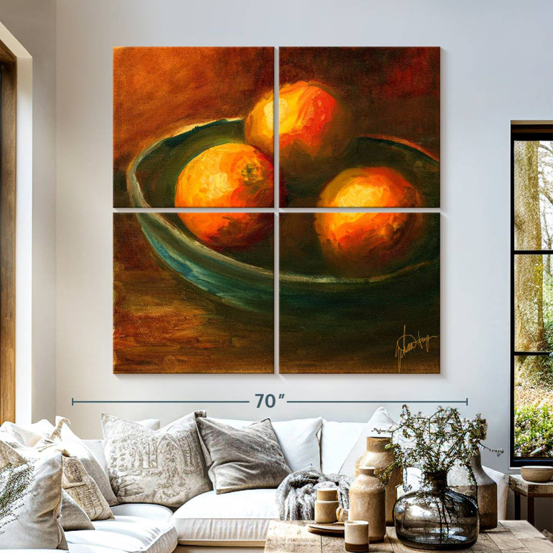 Yarlin Rustic Fruit IV, 57" H x 57" W