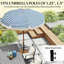Outdoor Umbrella Base,Patio Umbrella Base,Concrete Heavy Duty Umbrella Base-91648490