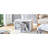 Hexagonal Coffee Table - Characteristic Stickers, Extra Storage With Multi Design, Simple Yet Stylish For Any Scene, Smooth And Easy To Clean, Stable & Load-bearing, Modern Outline, Space Stand-up,-532841605-532841602