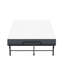 Spacious 75"x46" Portable Twin Cot With 5" Memory Foam, 450lbs Capacity, For Camping And Office Extra Long & Wide Bed Suitable Guests At Home