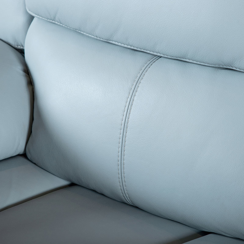 Allendale Loveseat, Kaia Blue Leather Match