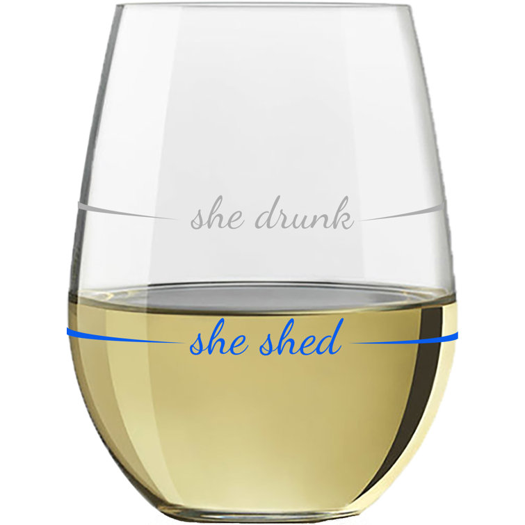 Funny Wine Glass | 15 oz Stemless Wine Glass