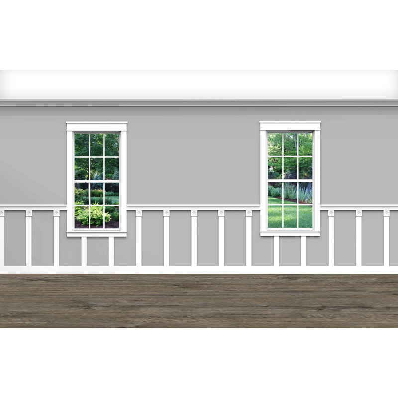 92" x 75" Gray Unfinished Ambrosia Maple 3D Wall Paneling Kit