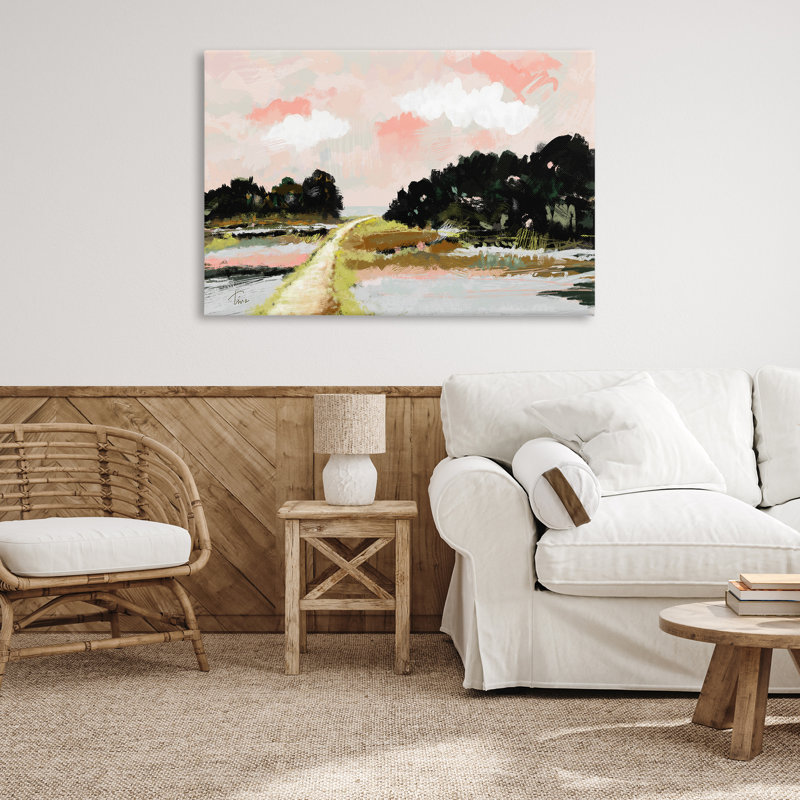 «Nature with Blush Sunrise» par Tina Finn, H 30 po x l 45 po
