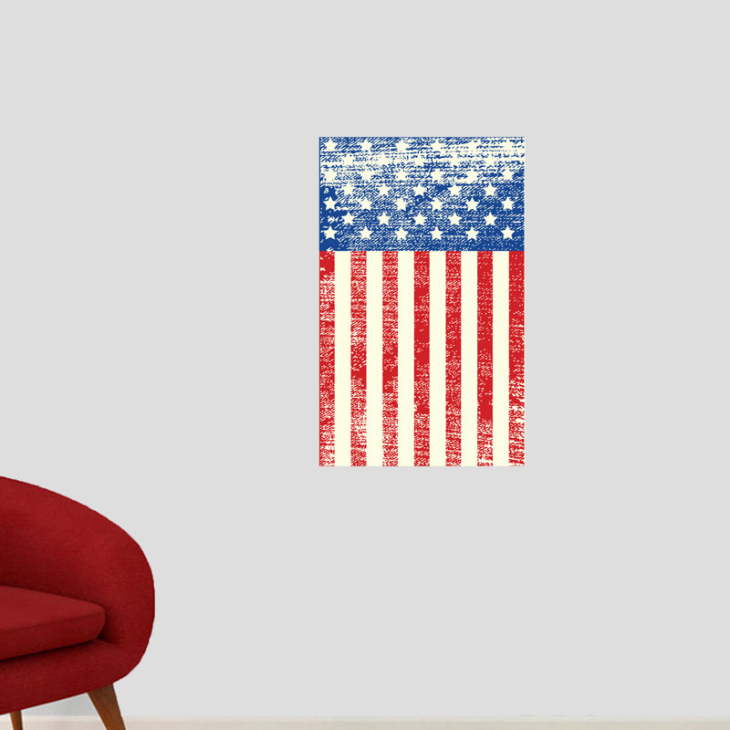 Décalcomanie murale american american rustique, H 24 po x l 15 po, Oui