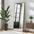 Lensa Rectangle Metal Full Length Wall Mirror with Embedded Bracket-233625010-233625013