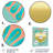 Abstract Wall Decor on Metal-1204845986