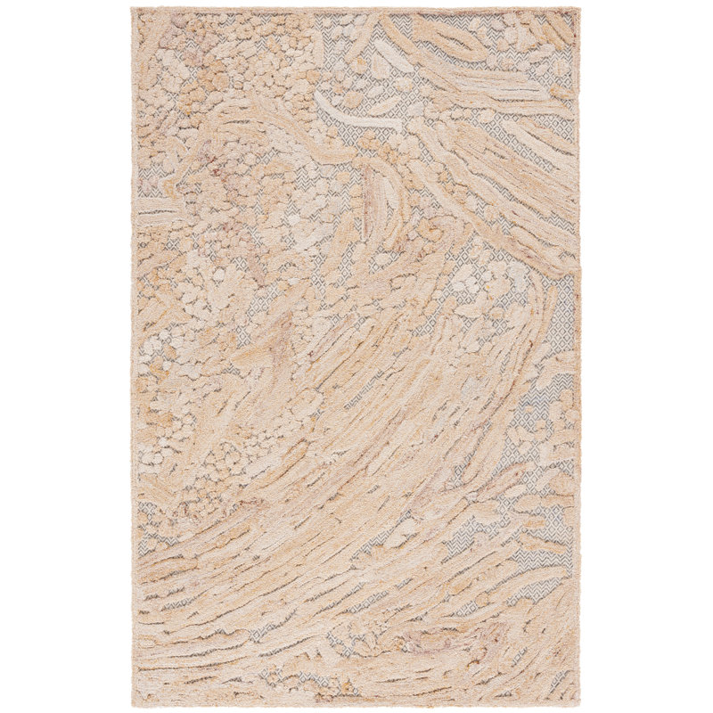 Trace 206 Hand Tufted Performance Abstract Rug, Rectangle 5' x 8'