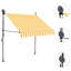 Dakota Fields Fabric Cover Retractable Patio Awning-1554413782
