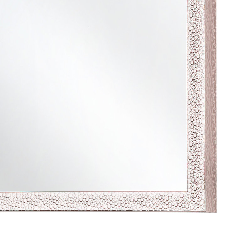 Marbletown Flat Wall Mirror, Pink