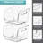 Sorbus Stackable Storage Bins Open Front, Clear Stackable Storage Bins, Pantry Bins for Storage and Organization, Acrylic Stackable Bins for Kitchen, Clear Pantry Organizer Bins (Small Square), 2 Pack-125098815