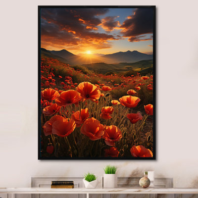 " Coral Wildflowers Fields Of Dreams "