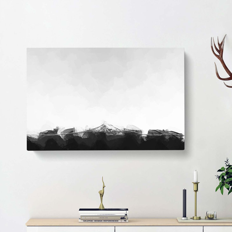 Mount Hood In Oregon In Abstract - Wrapped Canvas, 50cm H x 76cm W x 3cm D