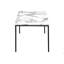 Ensemble de table, ensemble de 3 pièces, café, bout, métal
