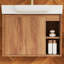 Meuble-lavabo mural simple 27,2 po avec comptoir en céramique-1054248499