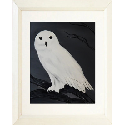 Snow Owl by Ed Capeau - Painting