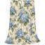 Couverture polaire douce, jeté de lit, motif floral bleu printanier, 152 x 203 cm-135725971
