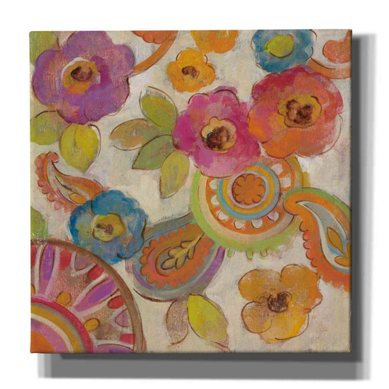 «Bohemian Summer III» par Silvia Vassileva, art mural sur toile, H 37 po x l 37 po x P 1,5 po