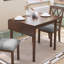 Table de salle à manger extensible de 29 à 45 po pour 4 personnes, table de cuisine pliante avec pieds en bois d'hévéa-1077612716