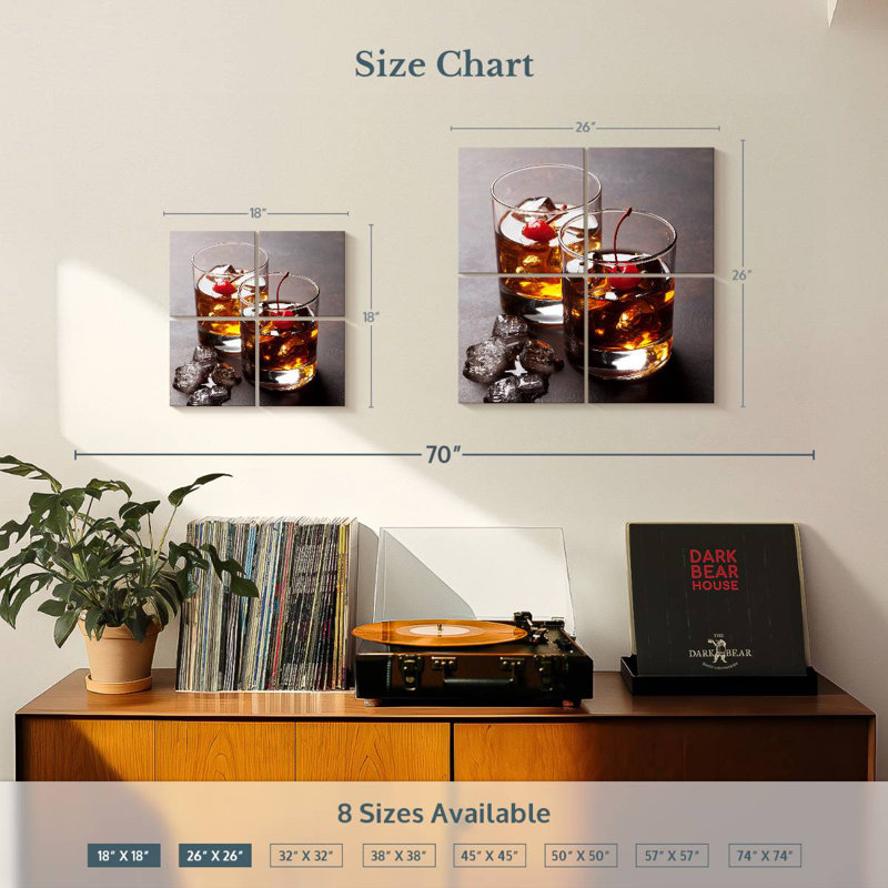 Verres à whisky Yarlin Manhattan, H 18 po x l 18 po