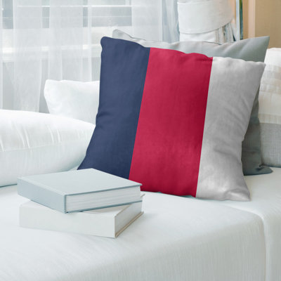 Striped Linen Reversible Throw Pillow