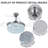 Modern Crystal Ceiling Fan With Light & Remote, Timer, 3 Speeds, 3 Colors Changing