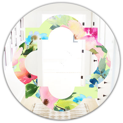 Miroir décoratif quadrilobe