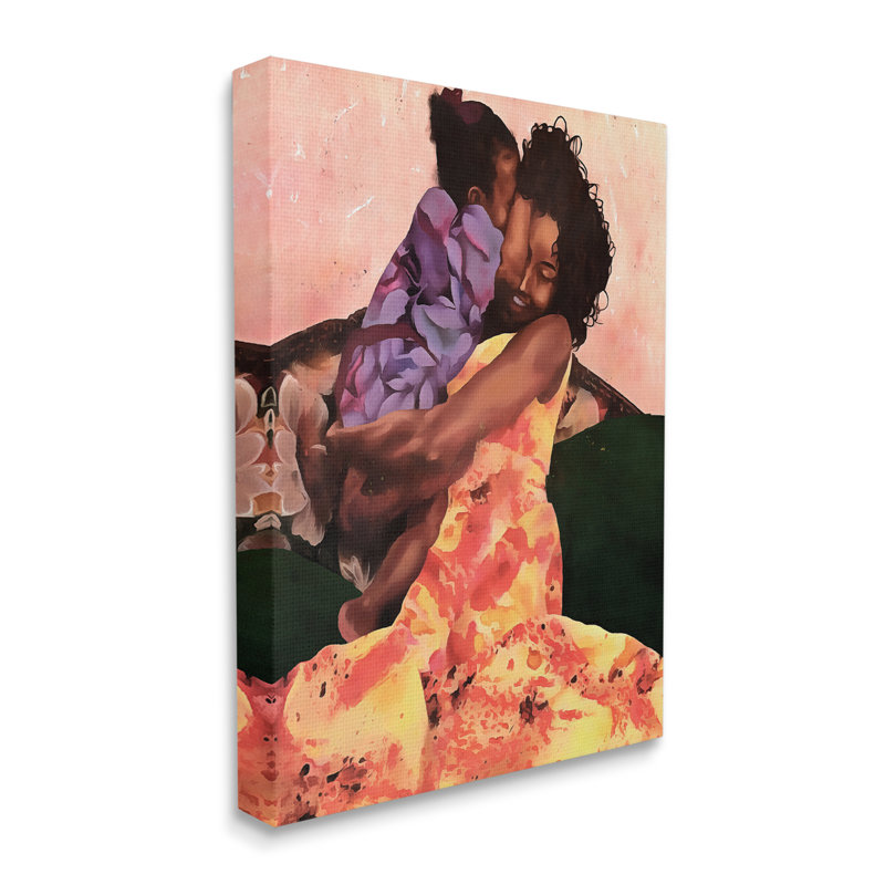 «Motherly Hug», Toile tendue, H 48 po x l 36 po