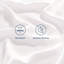 Ensemble de draps - 3 draps en microfibre brossée douce - 2 taies d'oreiller et 1 drap plat. Literie durable de qualité hôtelière.-120335650