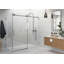 Nova 68 in. x 34 in. x 78 in. 90-degree Fully Frameless Sliding Glass Shower Enclosure-265605894