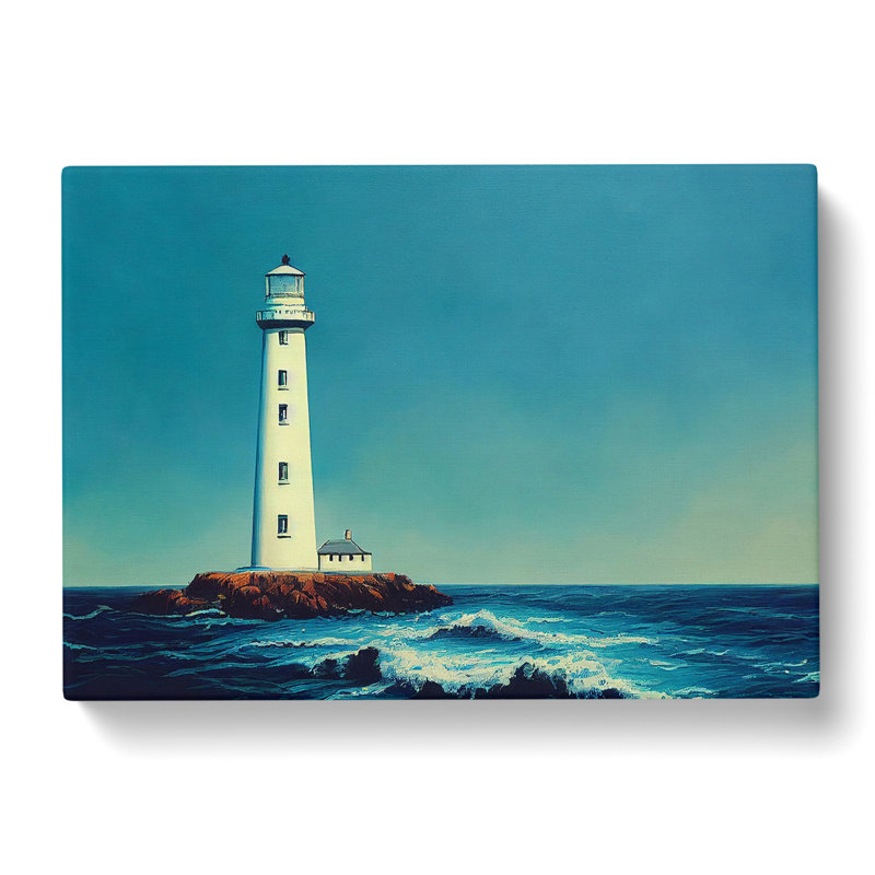 Captivating Lighthouse - Wrapped Canvas, 35cm H x 50cm W x 3cm D