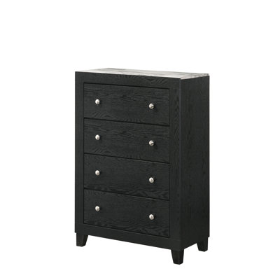 1Pc Contemporary Modern Faux Marble Top 4 Drawers Tall Chest Bedroom Furniture